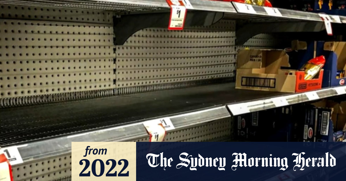 Video Supermarket shelves left bare as supply chain disrupted in Perth